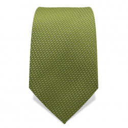 Krawatte 7,5 cm Uni, feines Webmuster, Hellgrün